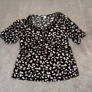 Cato Women's large short sleeve blouse